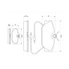 Set di 4 pastiglie freno BOSCH 0 986 469 191
