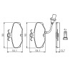 Set di 4 pastiglie freno BOSCH 0 986 469 820