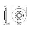 Set di 2 dischi freno BOSCH 0 986 478 018