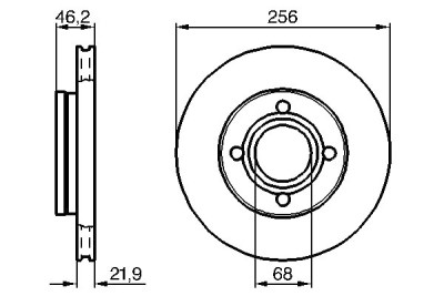 Set di 2 dischi freno BOSCH 0 986 478 018