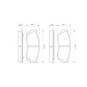 Set di 4 pastiglie freno BOSCH 0 986 493 340
