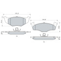 Set di 4 pastiglie freno BOSCH 0 986 494 005