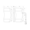 Set di 4 pastiglie freno BOSCH 0 986 494 067