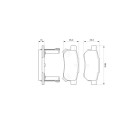 Set di 4 pastiglie freno BOSCH 0 986 494 128