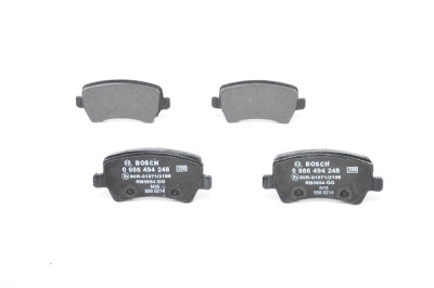 Set di 4 pastiglie freno BOSCH 0 986 494 248