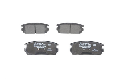 Set di 4 pastiglie freno BOSCH 0 986 494 251