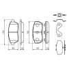 Set di 4 pastiglie freno BOSCH 0 986 494 312