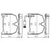 Set di 4 pastiglie freno BOSCH 0 986 494 364