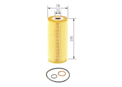 Filtro olio BOSCH 1 457 429 277