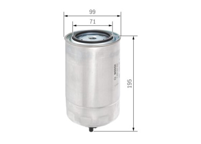 Filtro carburante BOSCH 1 457 434 402