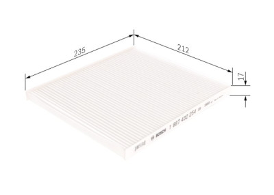 Filtro aria abitacolo BOSCH 1 987 432 254