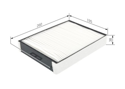 Filtro aria abitacolo BOSCH 1 987 432 256
