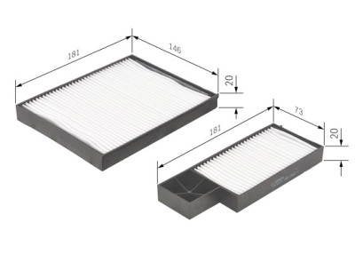 Filtro aria abitacolo BOSCH 1 987 432 276
