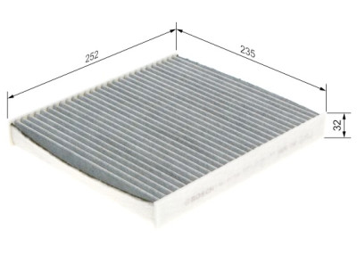 Filtro aria abitacolo BOSCH 1 987 432 543