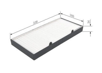 Filtro aria abitacolo BOSCH 1 987 435 063
