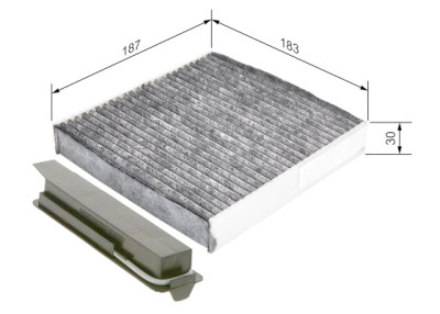 Filtro aria abitacolo BOSCH 1 987 435 501