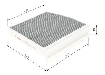 Filtro aria abitacolo BOSCH 1 987 435 505
