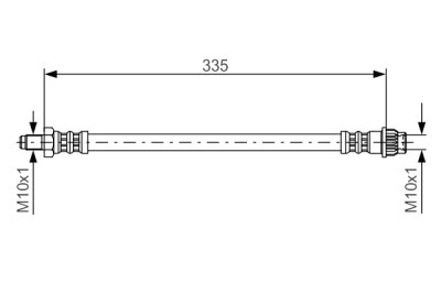Tubo freno BOSCH 1 987 476 955