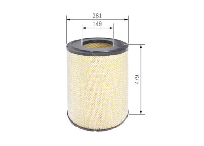 Filtro aria BOSCH F 026 400 087