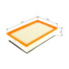 Filtro aria BOSCH F 026 400 202