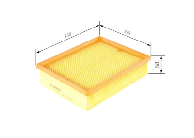 Filtro aria BOSCH F 026 400 212