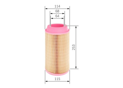 Filtro aria BOSCH F 026 400 238