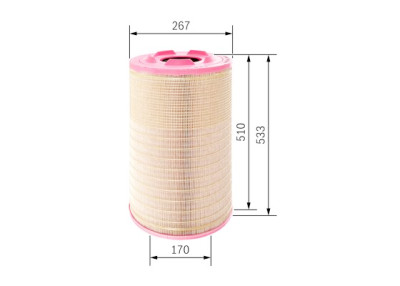 Filtro aria BOSCH F 026 400 248