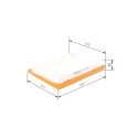 Filtro aria BOSCH F 026 400 388