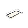 Filtro aria BOSCH F 026 400 452
