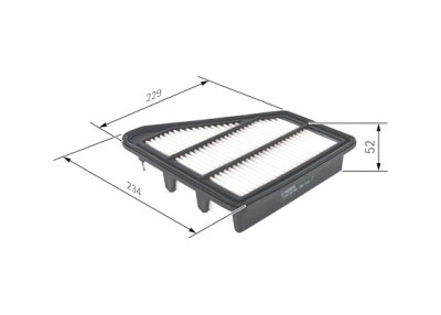 Filtro aria BOSCH F 026 400 453