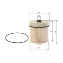 Filtro carburante BOSCH F 026 402 216