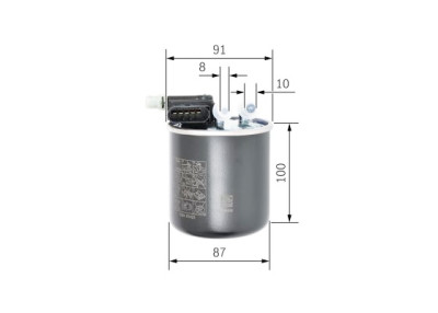 Filtro carburante BOSCH F 026 402 836