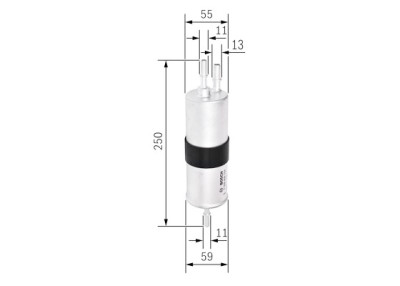 Filtro carburante BOSCH F 026 403 754