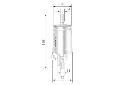 Filtro carburante BOSCH F 026 403 764