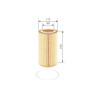 Filtro olio BOSCH F 026 407 047