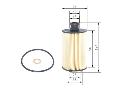 Filtro olio BOSCH F 026 407 154