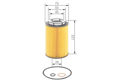 Filtro olio BOSCH F 026 407 158
