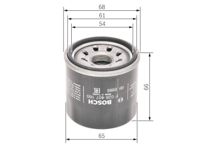 Filtro olio BOSCH F 026 407 160