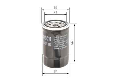 Filtro olio BOSCH F 026 407 187