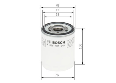 Filtro olio BOSCH F 026 407 245