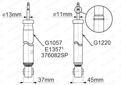 Ammortizzatore MONROE 376082SP