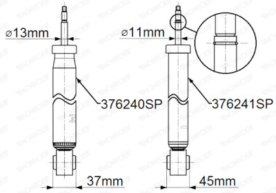 Ammortizzatore MONROE 376240SP