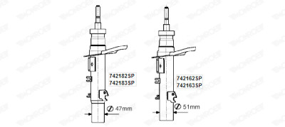 Ammortizzatore MONROE 742163SP