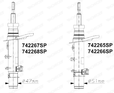 Ammortizzatore MONROE 742266SP