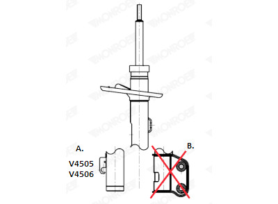 Ammortizzatore VAN-MAGNUM MONROE V4505