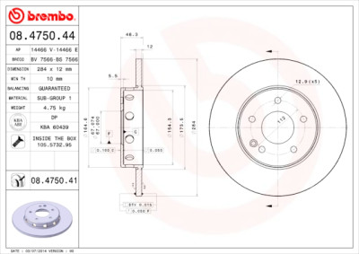 Set di dischi freno COATED DISC LINE