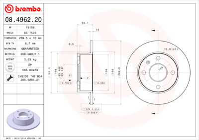 Set di dischi freno
