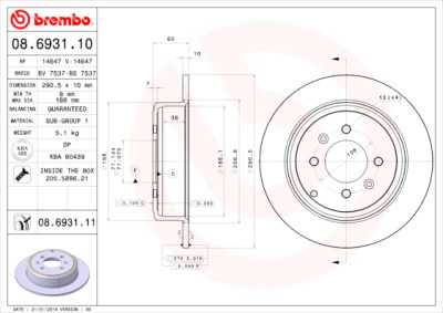 Set di dischi freno COATED DISC LINE