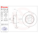 Set dischi freno BREMBO 08.7015.20