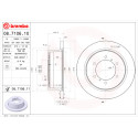 Set dischi freno BREMBO 08.7106.10